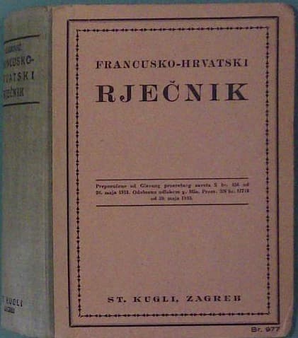 Francusko-Hrvatski rječnik