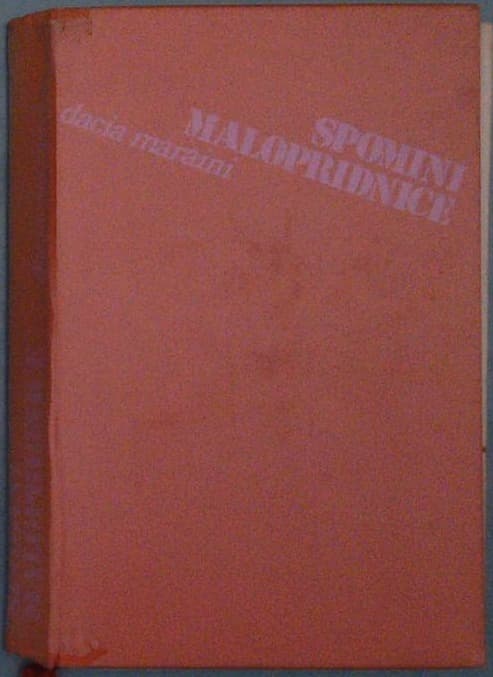 Spomini malopridnice