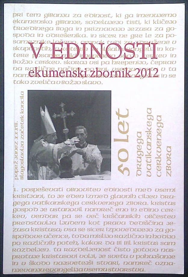 V edinosti (ekumenski zbornik 2012 - Kraljestvo božje LXVII)