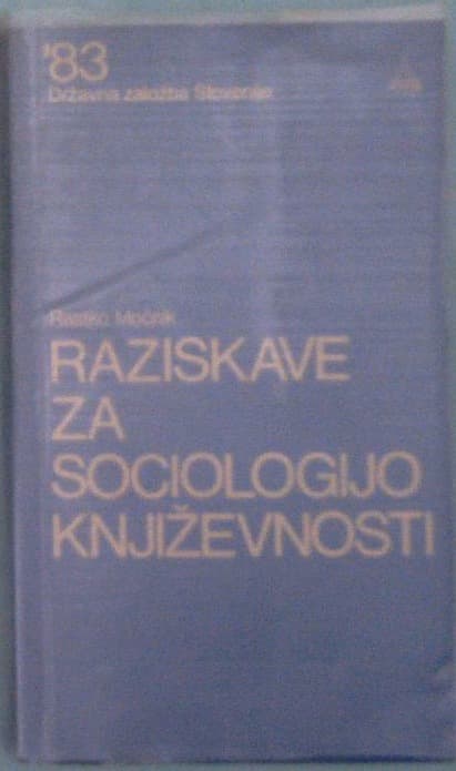 Raziskave za sociologijo književnosti