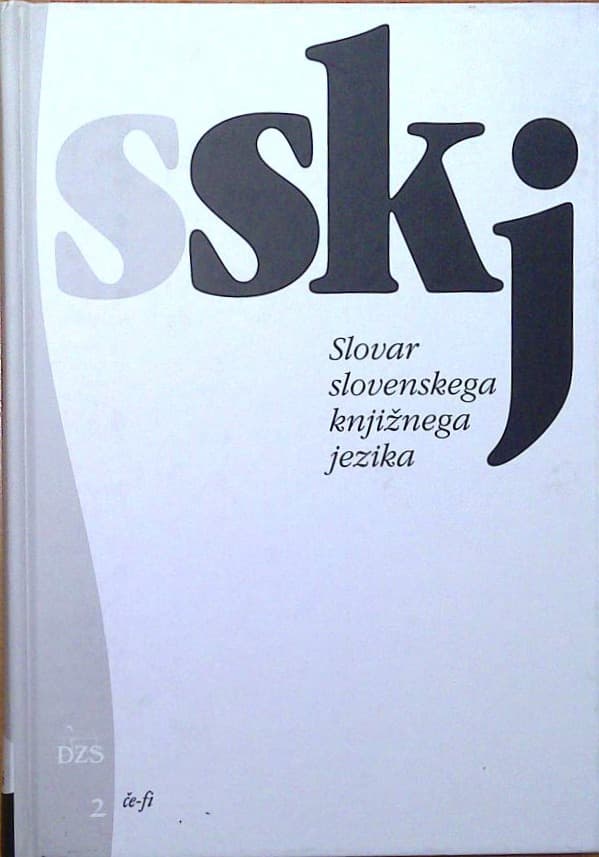 Slovar slovenskega knjižnega jezika 2 če-fi